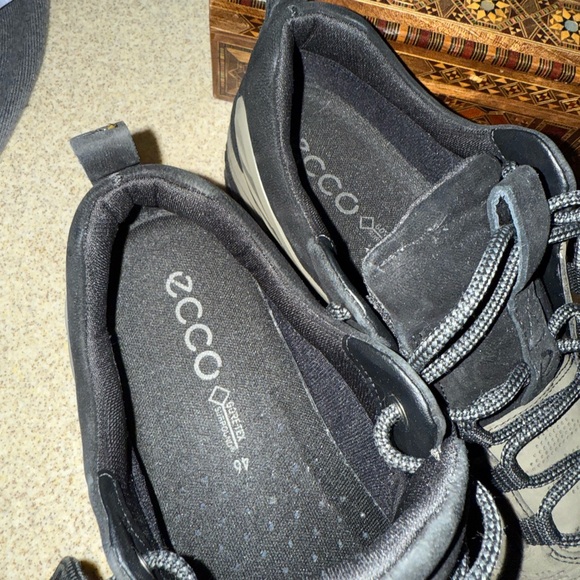 ECCO Men\'s Black and Gray Shoes